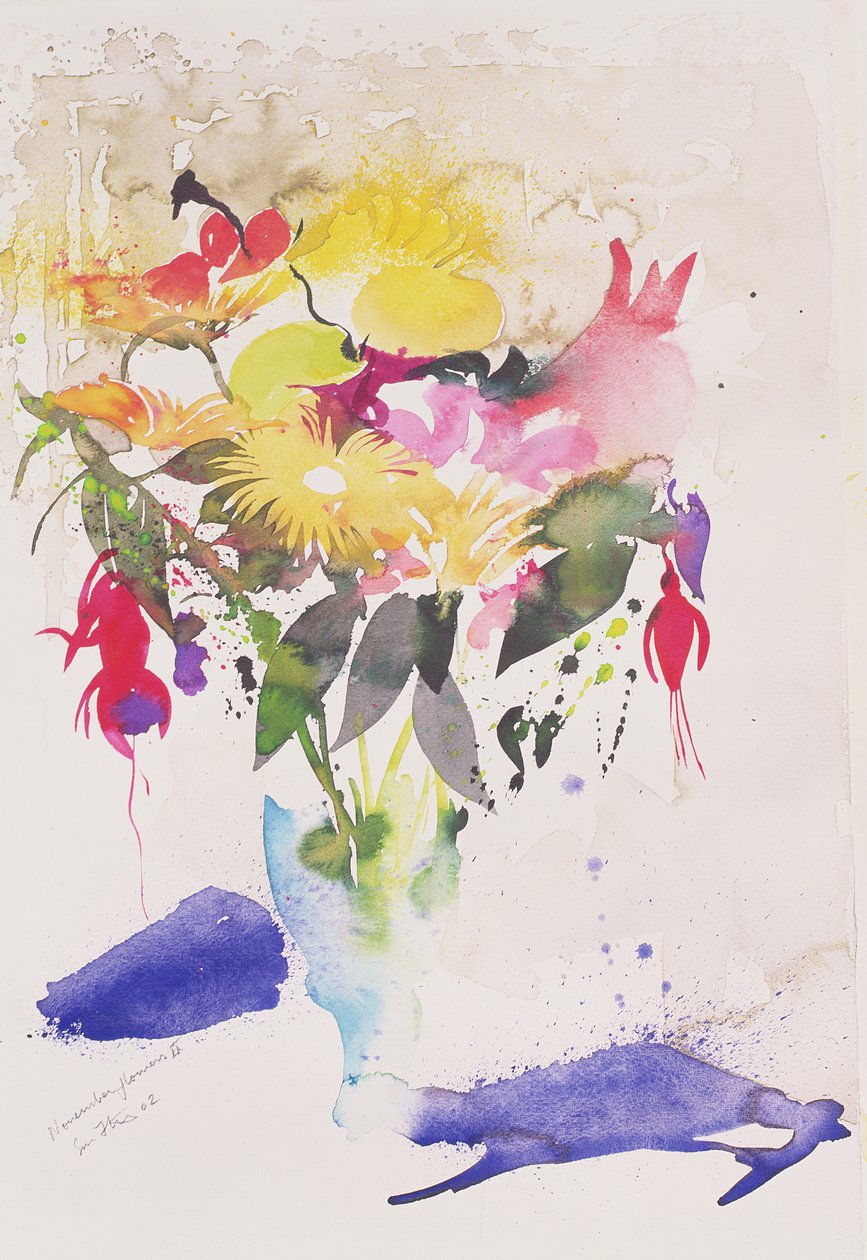 Novemberblumen II von Simon Fletcher