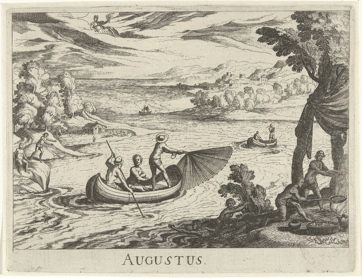 Augustus (Zwölf Monate) von Simon Frisius