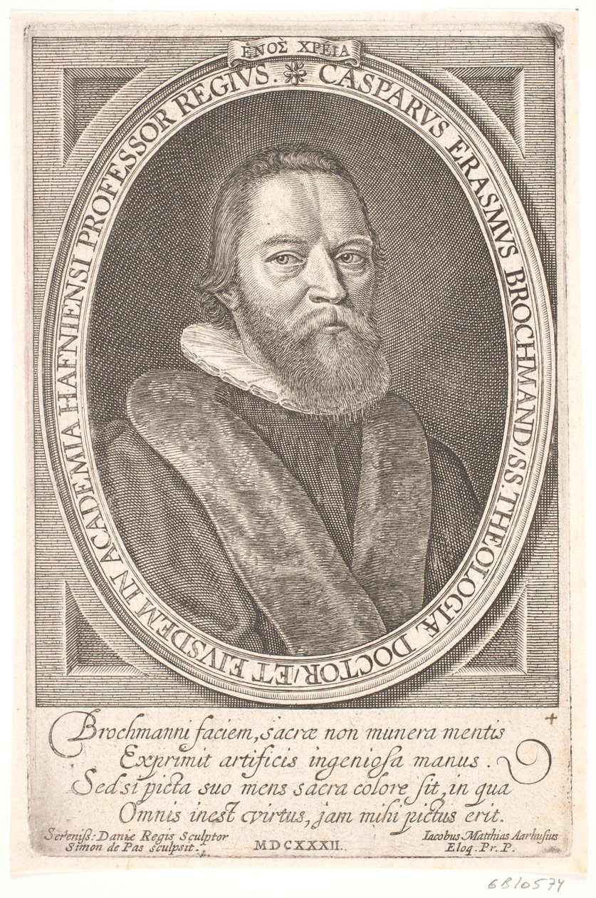 Bischof Jesper Rasmussen Brochmand von Simon de Pas