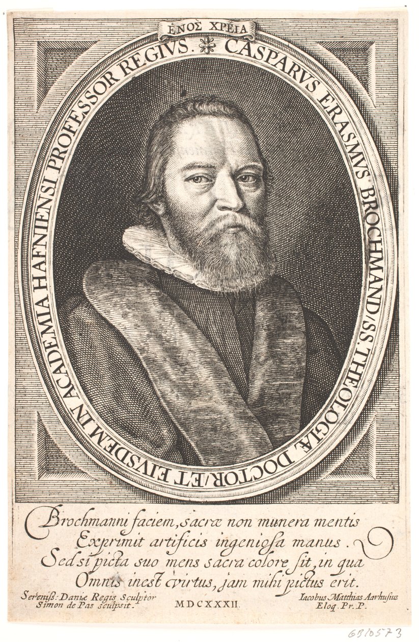 Bischof Jesper Rasmussen Brochmand von Simon de Pas