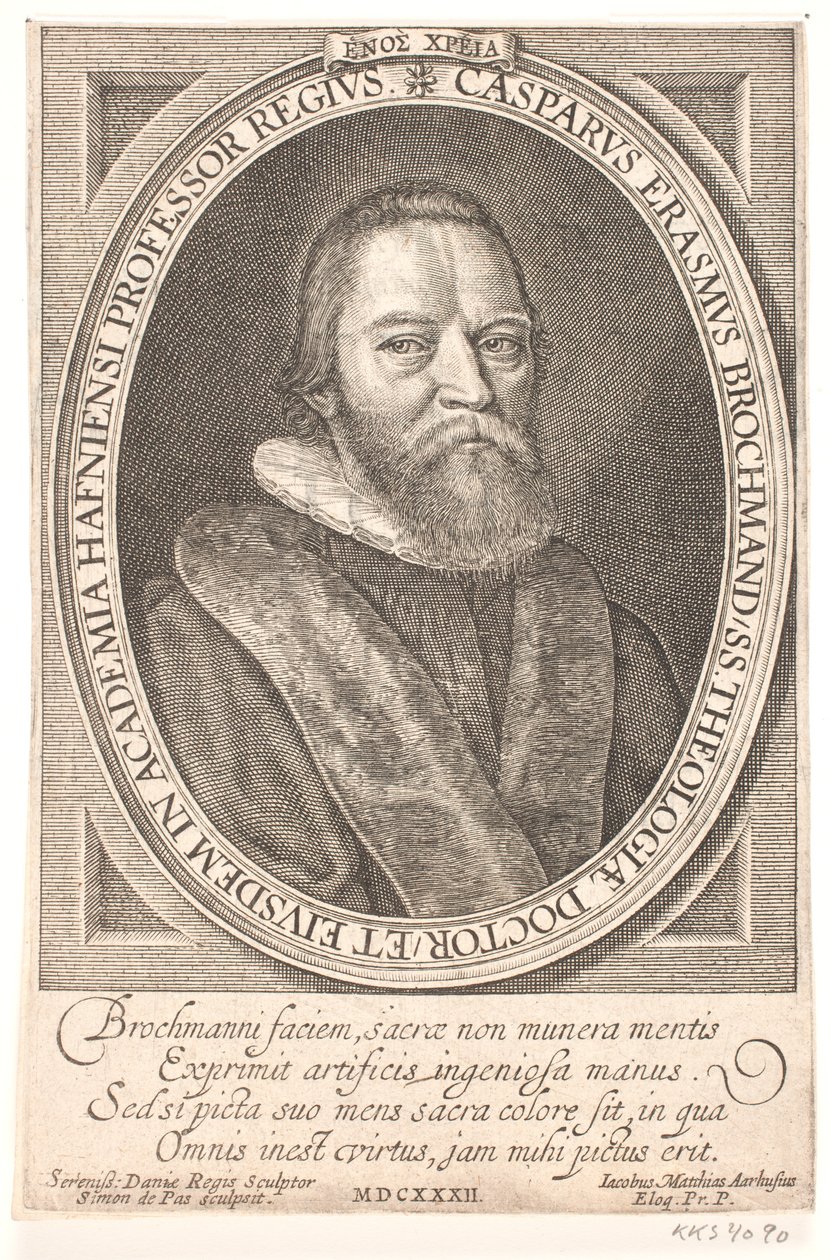 Bischof Jesper Rasmussen Brochmand von Simon de Pas