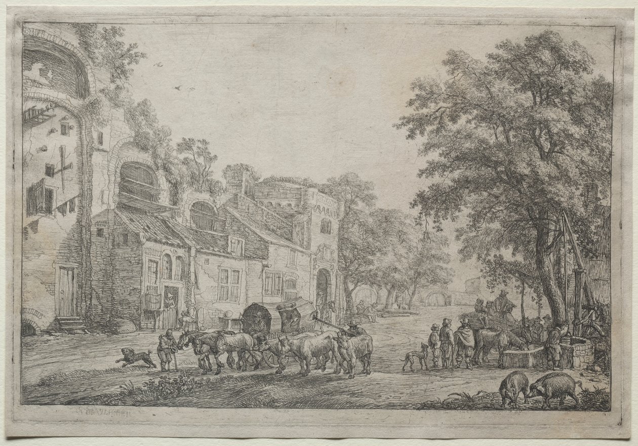 Der Weg zu einem Dorf von Simon de Vlieger