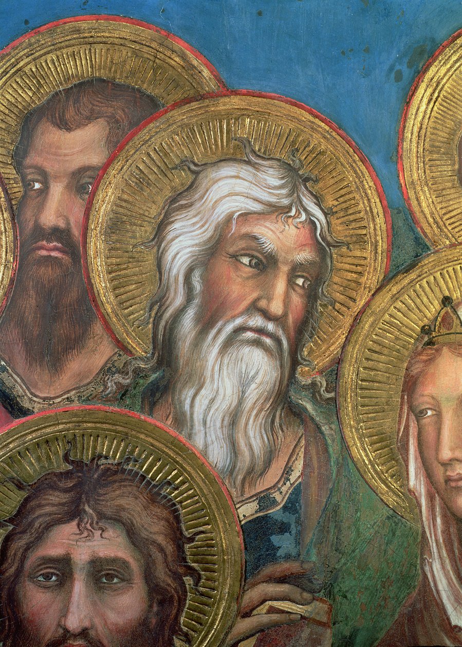 Maestà: St. Andreas, 1315 (Detail) von Simone Martini