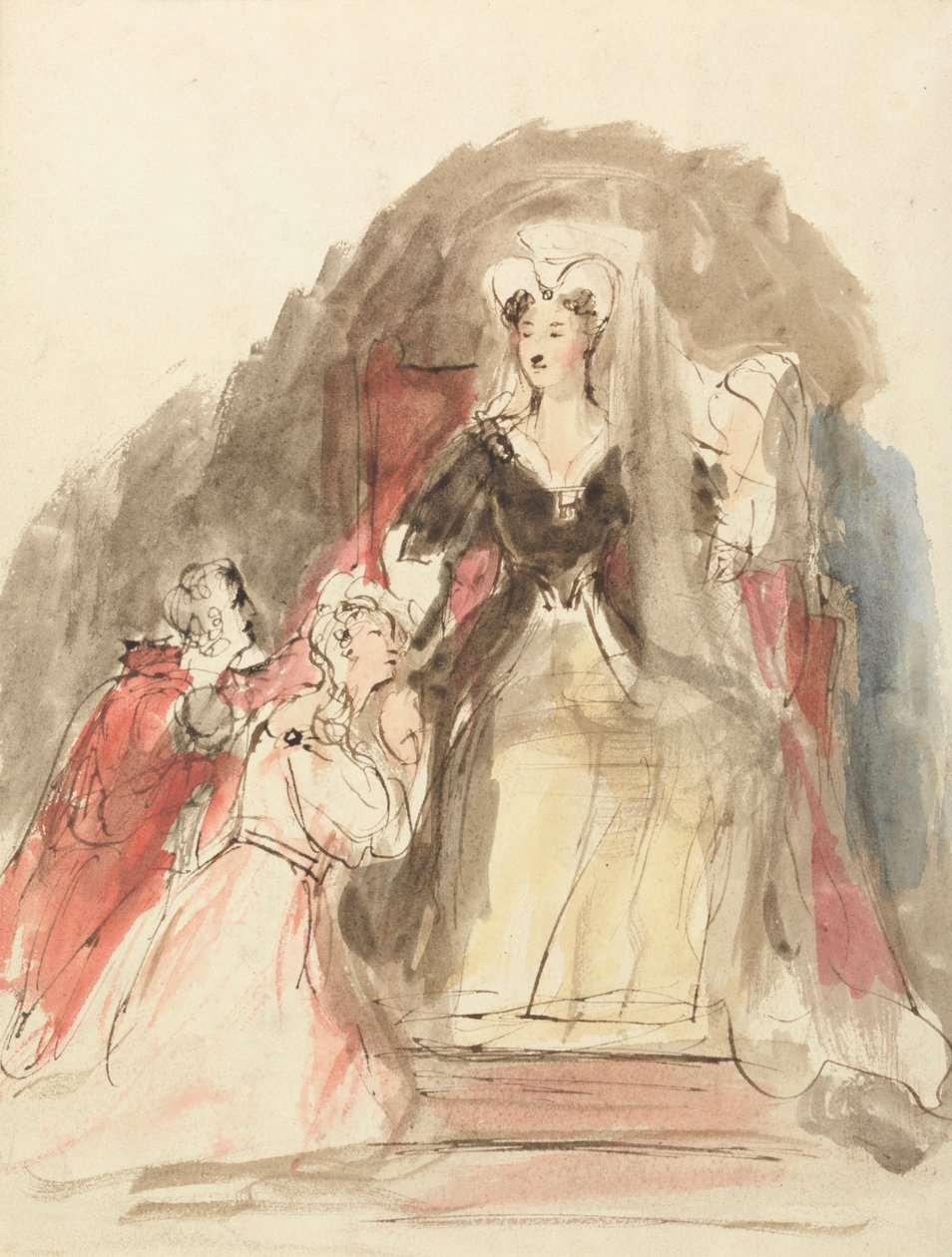 Eine Szene aus "Der Abt" von Sir David Wilkie