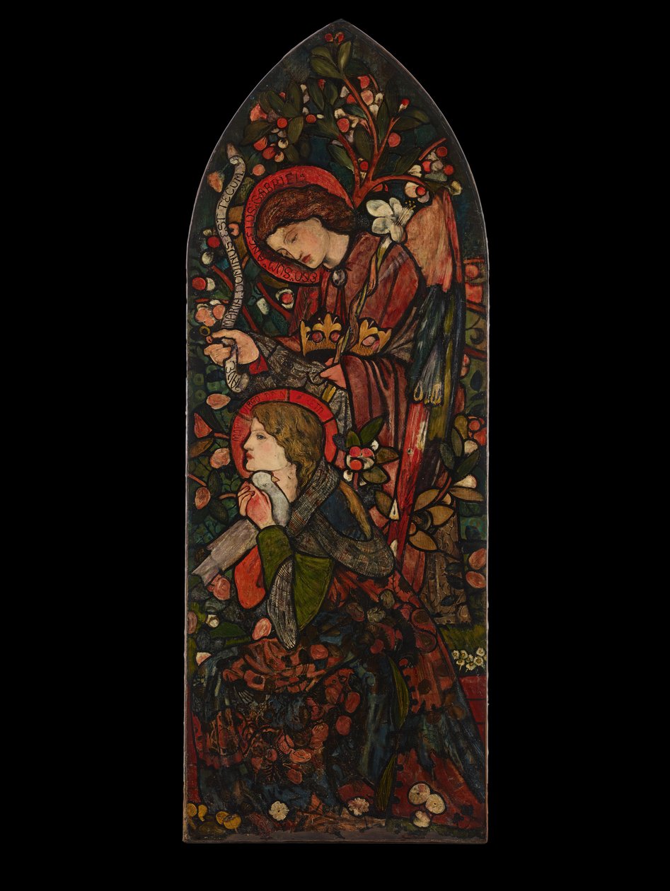 Die Verkündigung, 1857 von Sir Edward Coley Burne Jones