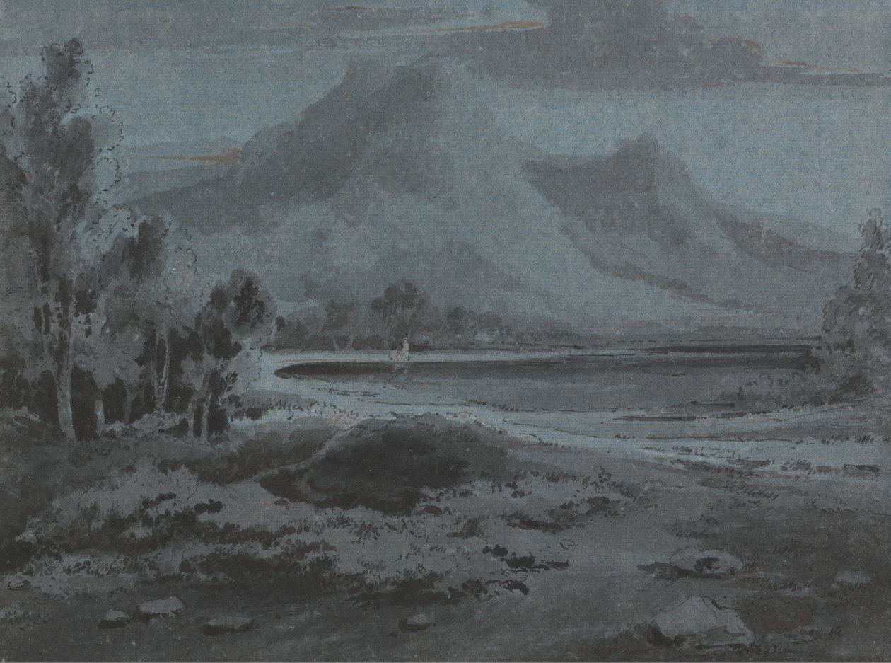 Walisische Landschaft von Sir George Howland Beaumont seventh Baronet