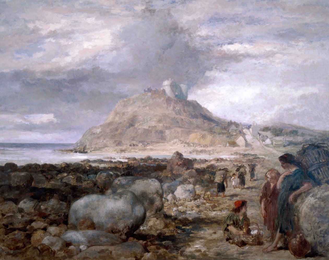 Schloss Criccieth, Wales, 1878 von Sir John Gilbert