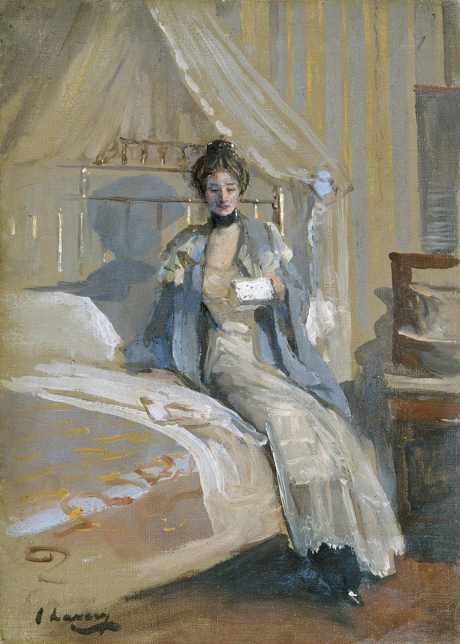 Der Brief, 1900-1908 von Sir John Lavery