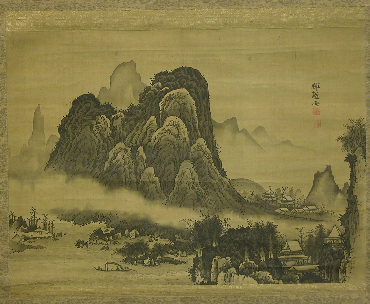 Berglandschaft, ca. 1761-63 von Soga Shohaku