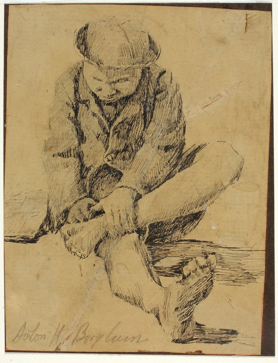 Junge von Solon H. Borglum