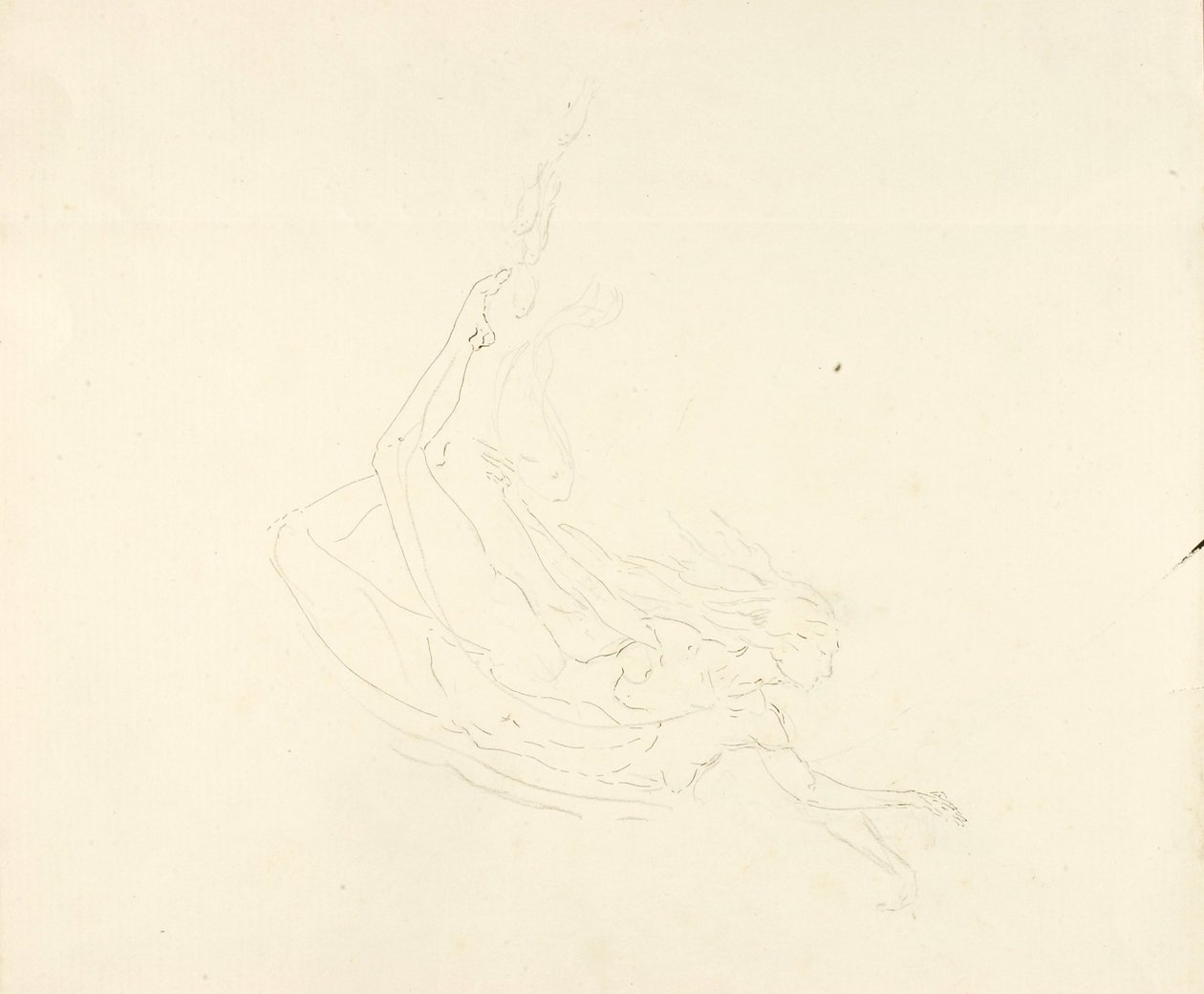 Schwimmender Akt von Solon H. Borglum