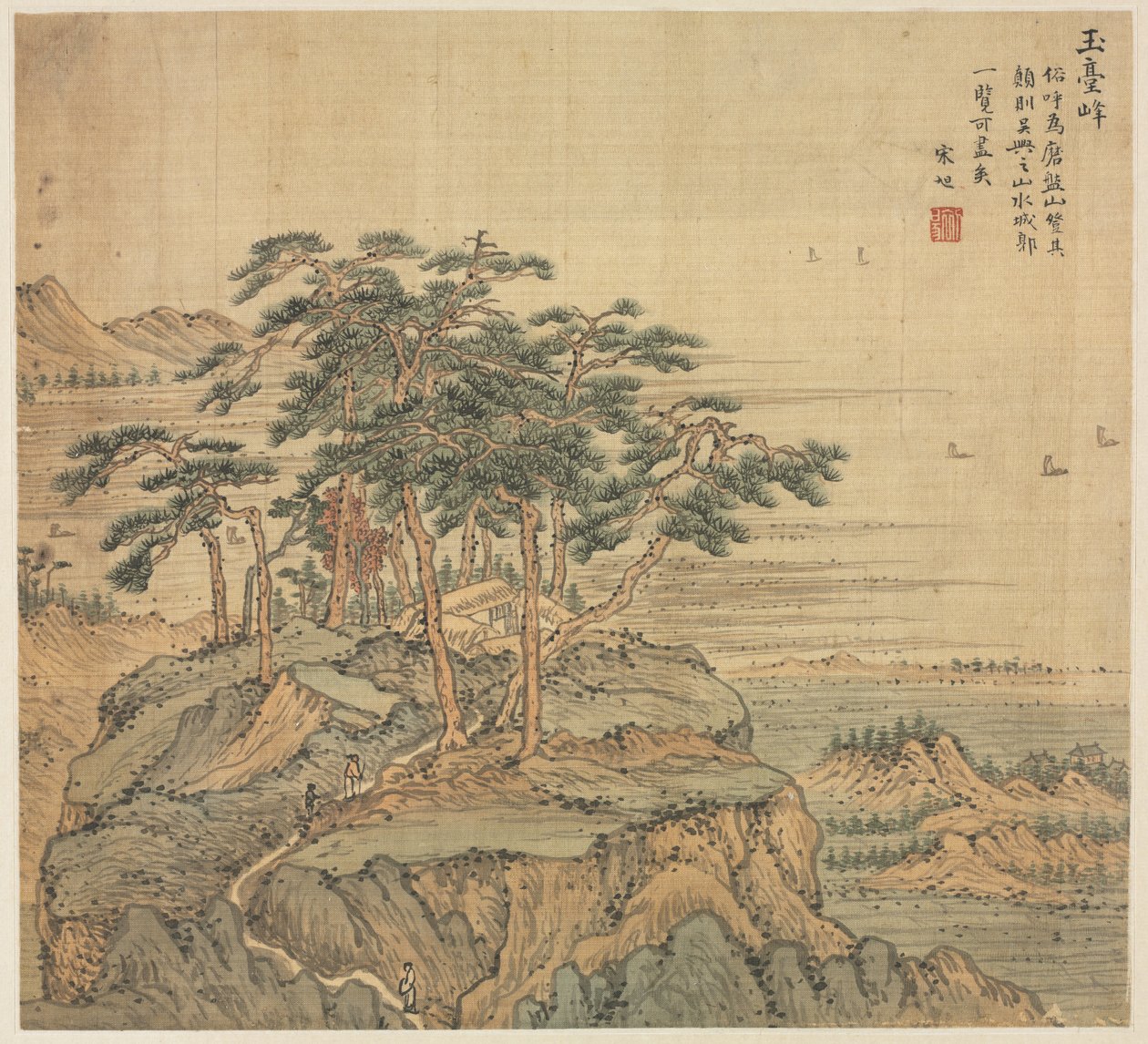 Yutai-Gipfel Jade-Terrassen-Gipfel, 1500er Jahre von Song Xu