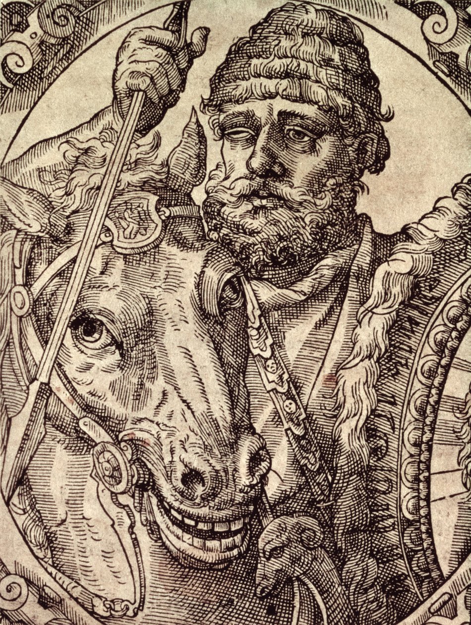 Hannibal (247-ca.183 v. Chr.) von Spanish School
