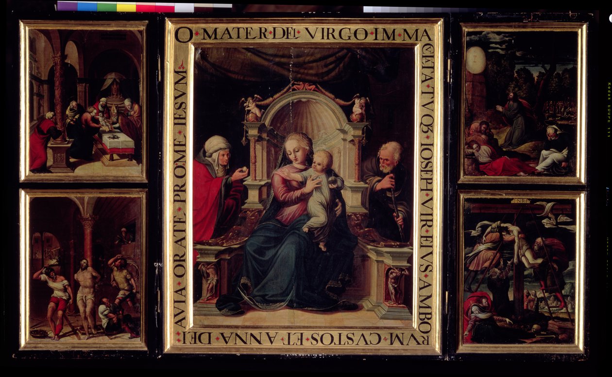 Triptychon aus der Capilla de las Reliquias von Spanish School