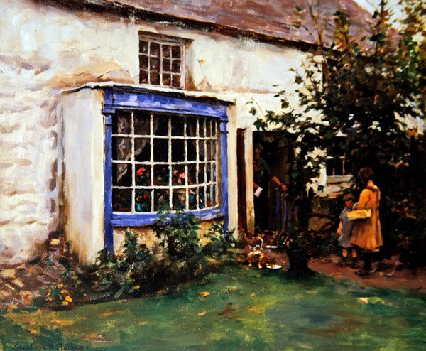 Das Blaue Fenster von Stanhope Alexander Forbes
