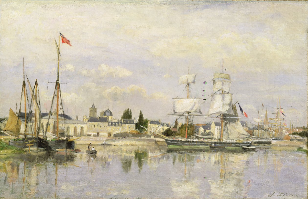 Das Bassin Saint-Pierre in Caen von Stanislas Victor Edouard Lepine