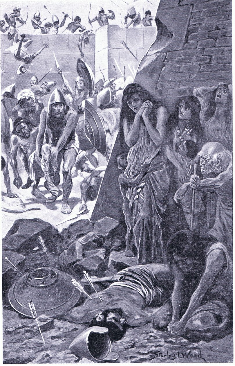Tyrus belagert von Nebukadnezar von Babylon von Stanley L. Wood