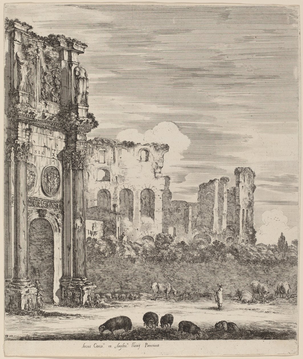 Konstantinsbogen, 1656 von Stefano della Bella
