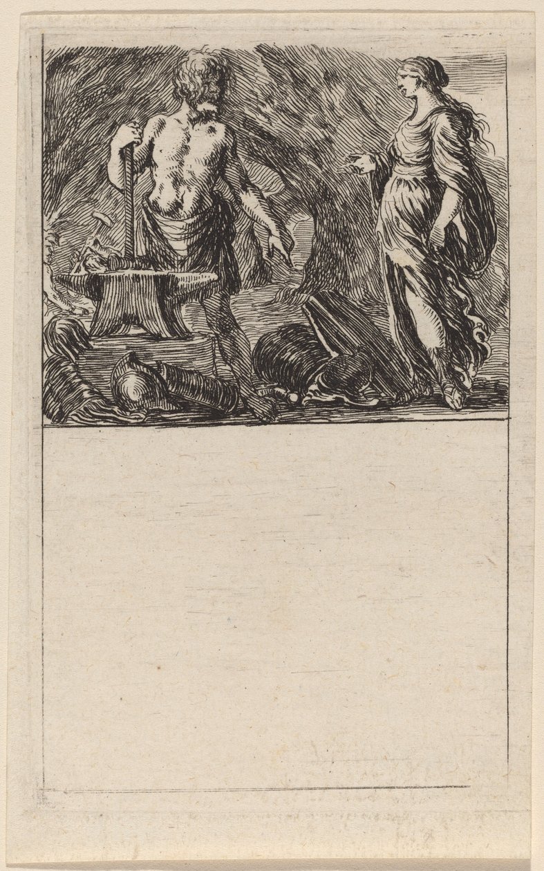 Vulkan und Thetis von Stefano della Bella