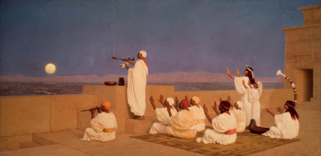 Die Verehrung des Mondgottes Chons von Stepan Wladislawowitsch Bakalowitsch