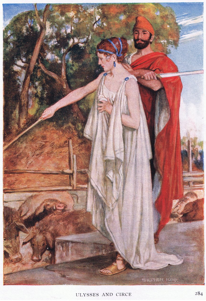 Odysseus und Circe von Stephen Reid