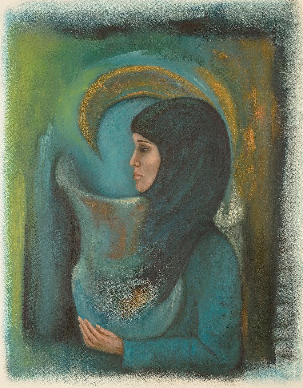 Symbole - Eine Frau und eine Vase, 2014 von Stevie Taylor