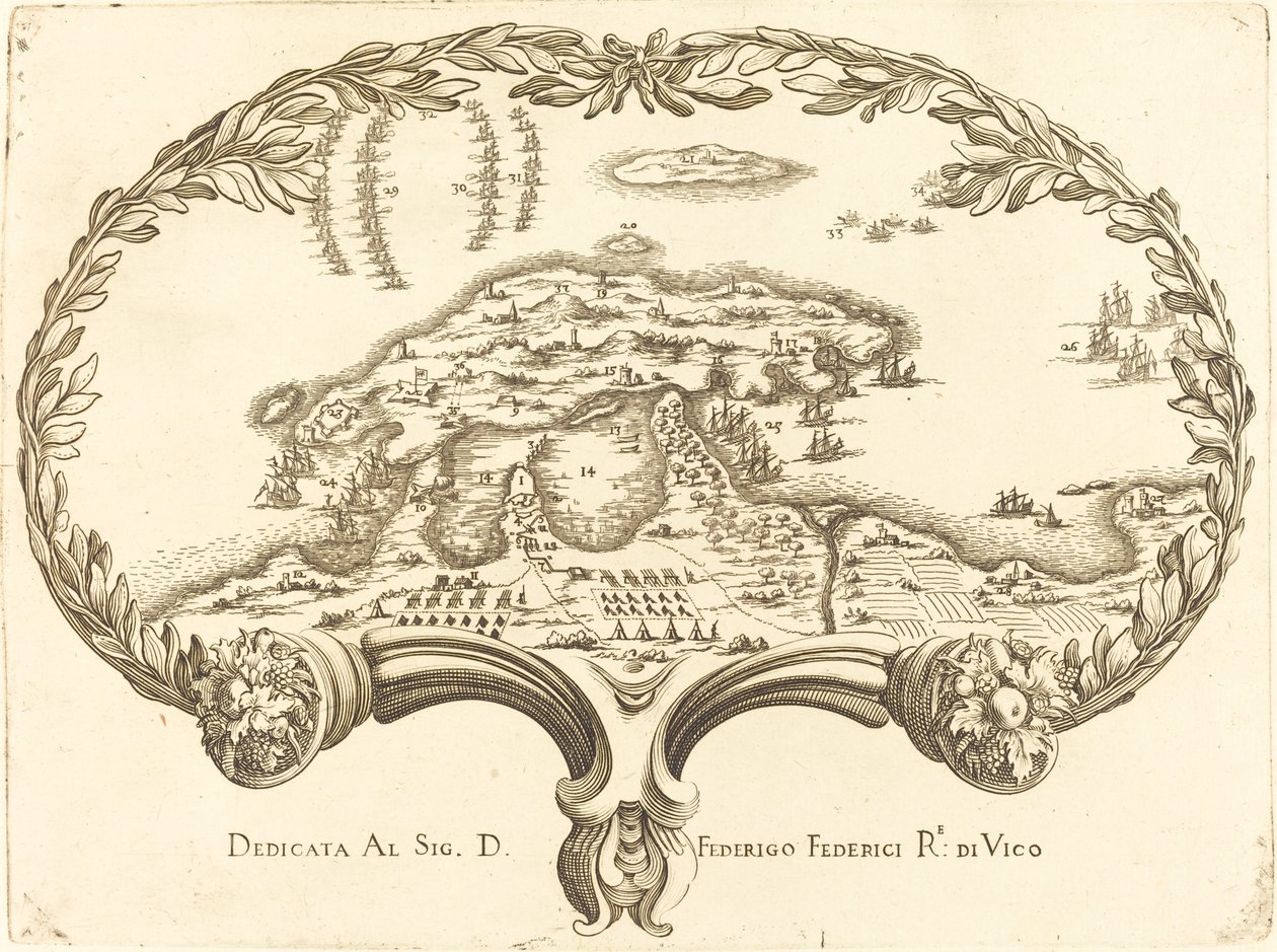 Fächer von Style of Jacques Callot