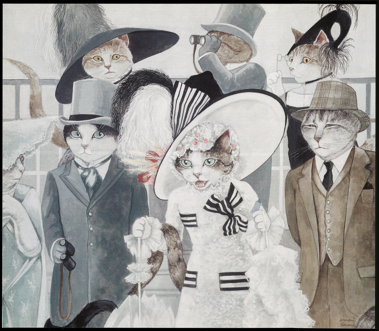 Illustration aus dem Film Cats von Susan Herbert