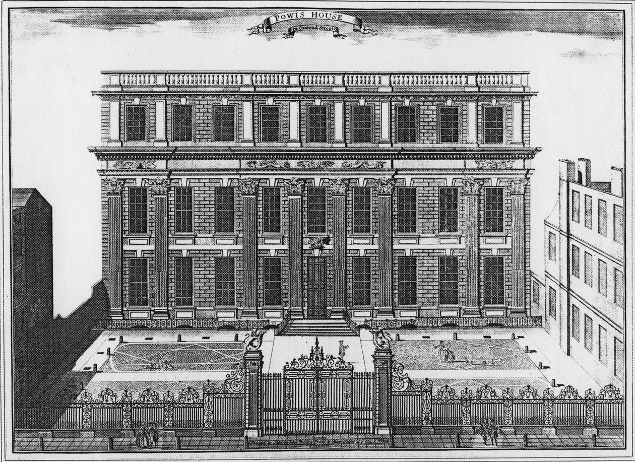 Powis House, ca. 1720 von Sutton Nicholls