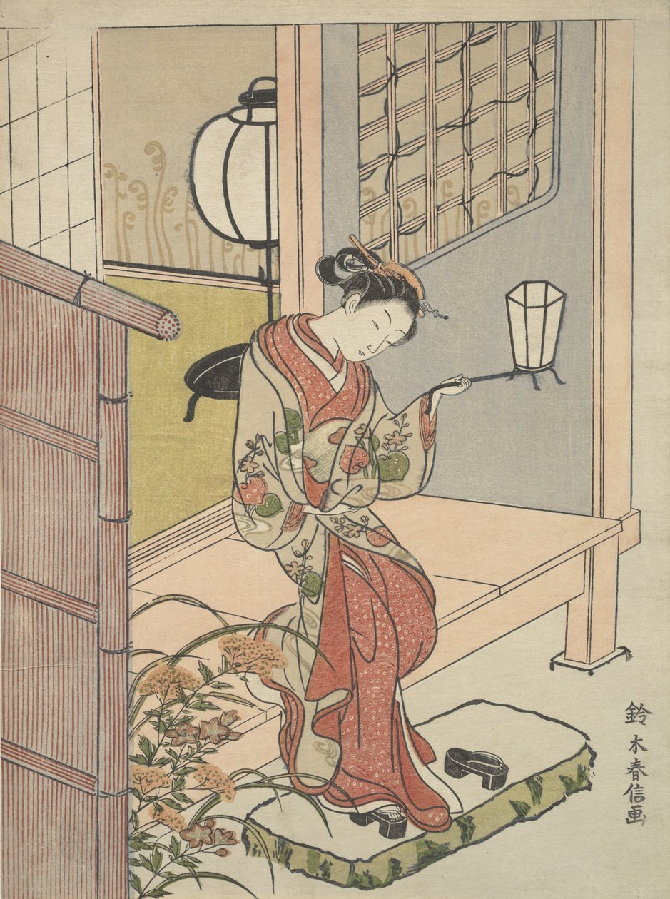 Druck, ca. 1762 von Suzuki Harunobu