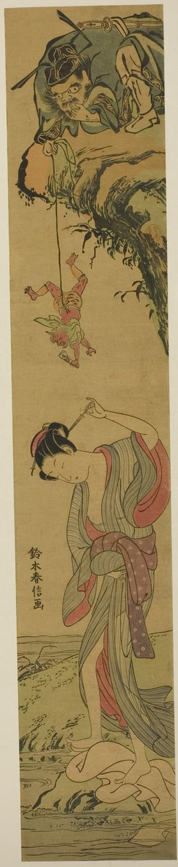 Shoki verliebt von Suzuki Harunobu