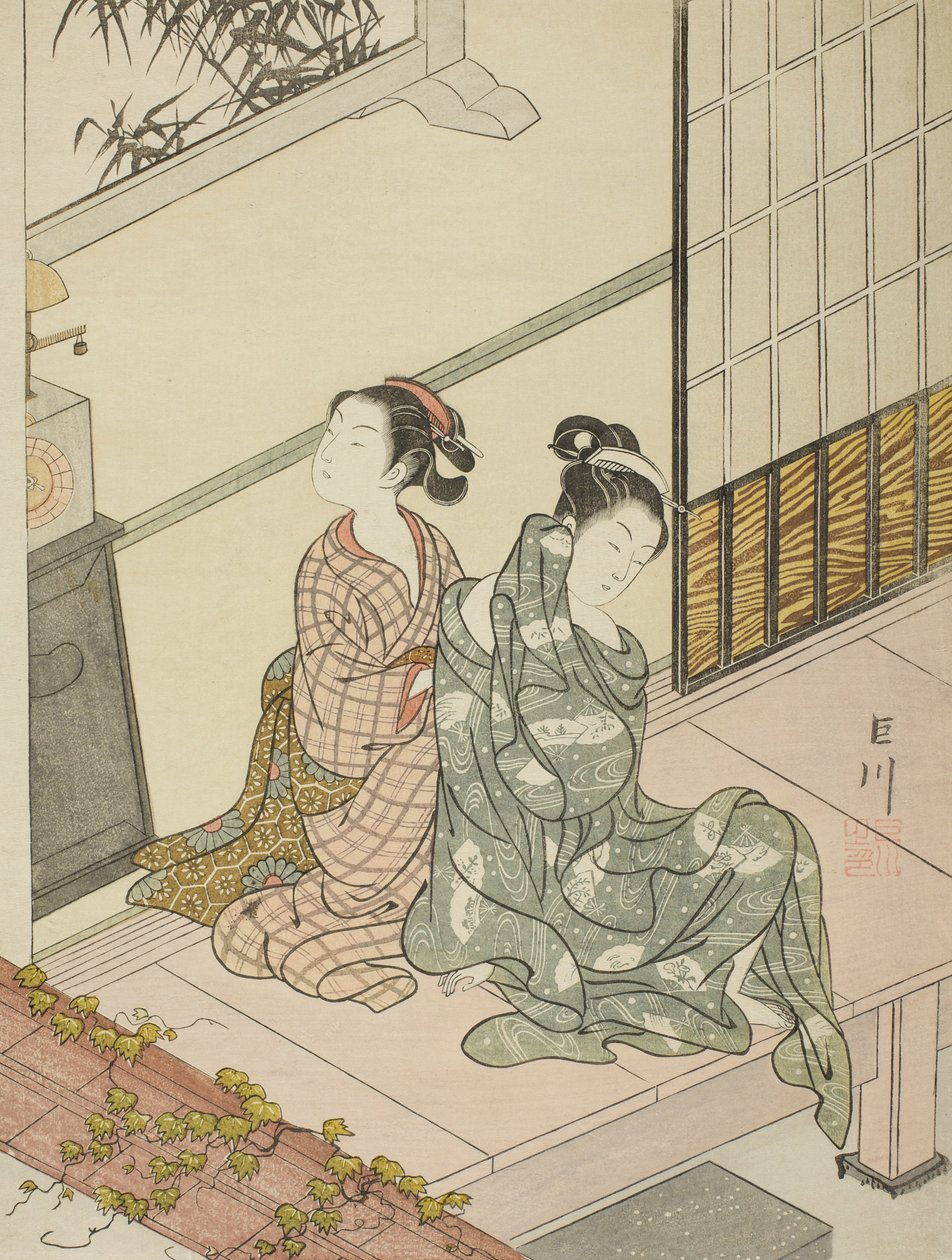 Die Abendglocke der Uhr von Suzuki Harunobu