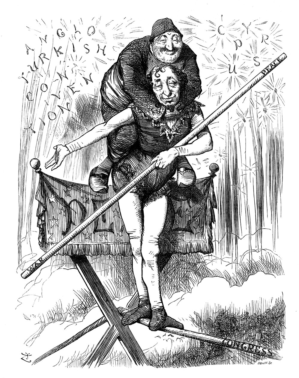 Ein Triumphzug!, 1878 von Swain
