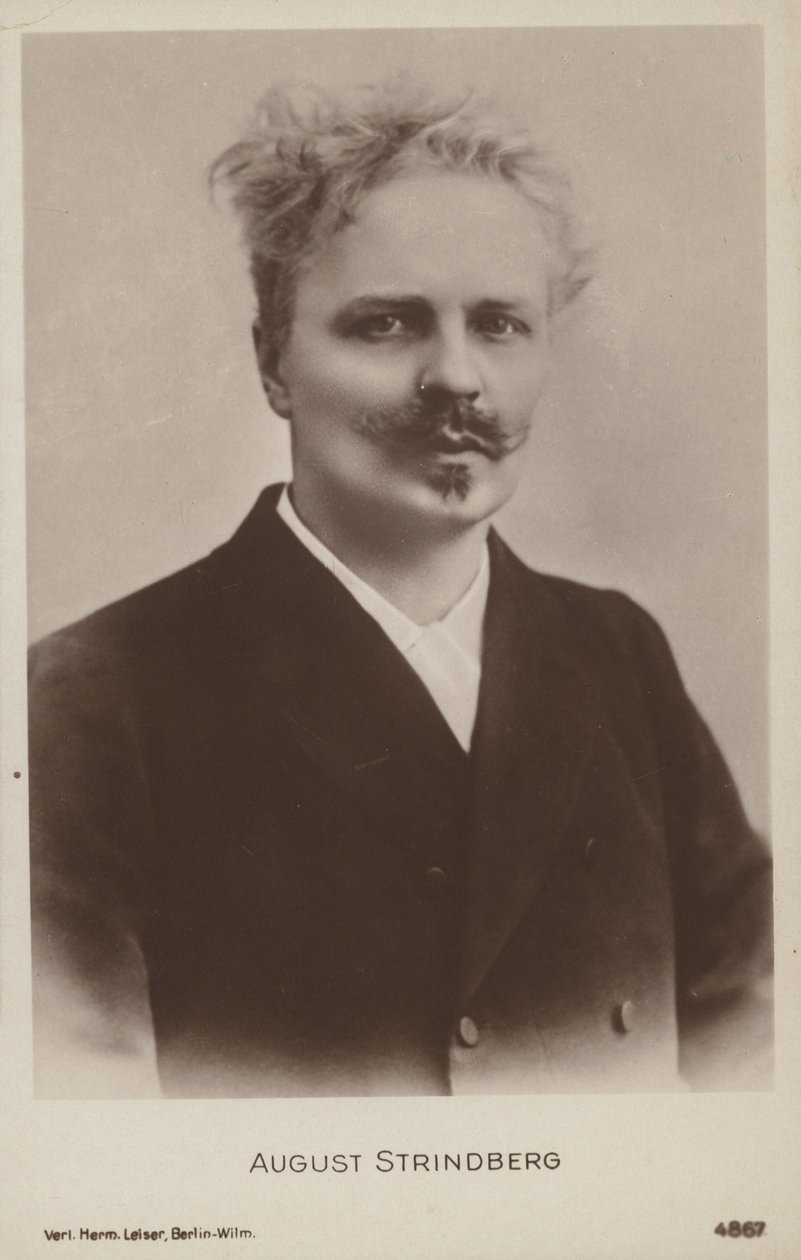 August Strindberg (1849-1912), schwedischer Dramatiker, Schriftsteller, Dichter und Künstler von Swedish Photographer