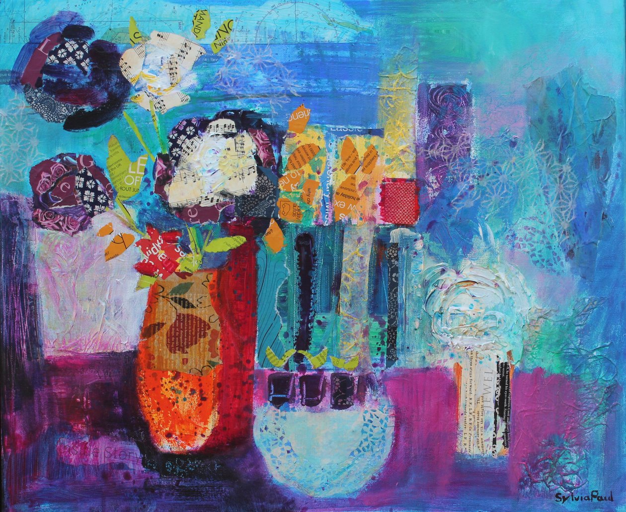 Blaues Jenseits 2013 von Sylvia Paul