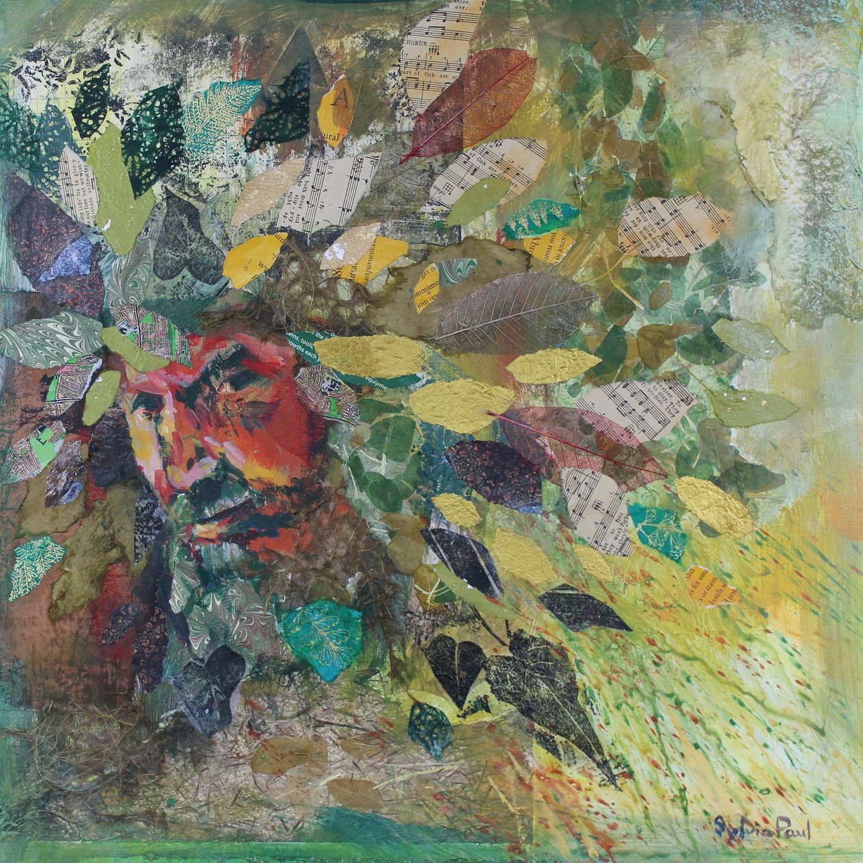 Grüner Mann von Sylvia Paul