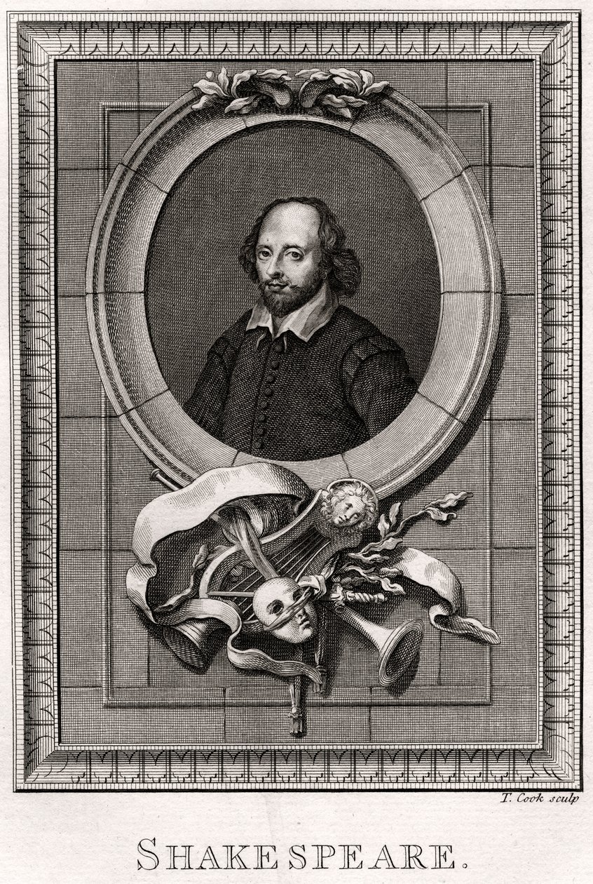 Shakespeare, 1776 von T. Cook