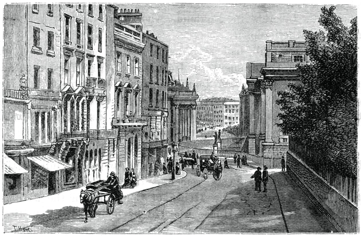 Grafton Street, Dublin, 1900 von T. Hart
