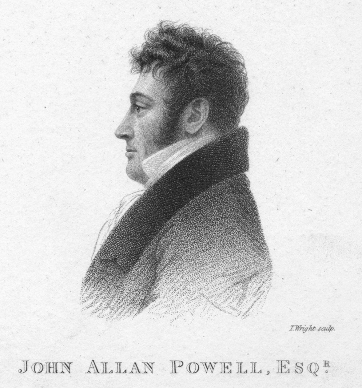 John Allan Powell, Esq., ca. 1820 von T. Wright