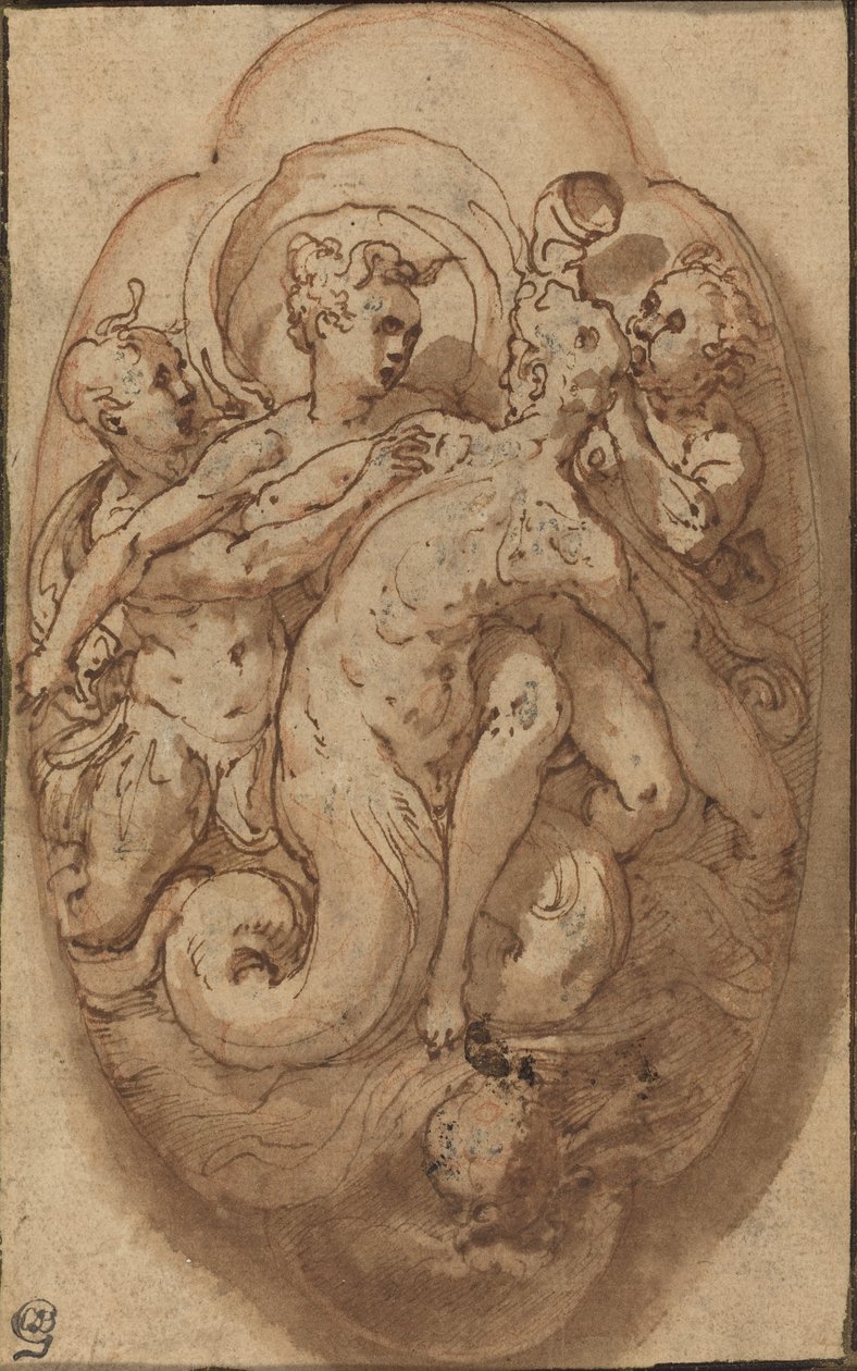 Mythologische Figuren von Taddeo Zuccaro