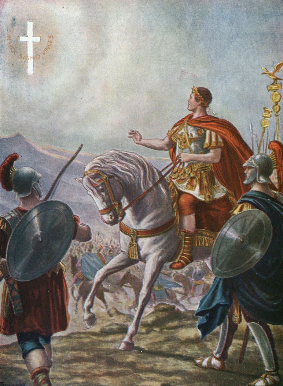 Die Bekehrung von Kaiser Konstantin I. von Tancredi Scarpelli