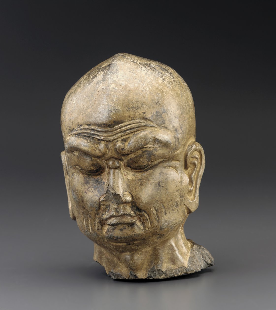 Kopf eines Luohan, ca. 700-750 von Tang Dynasty Chinese School