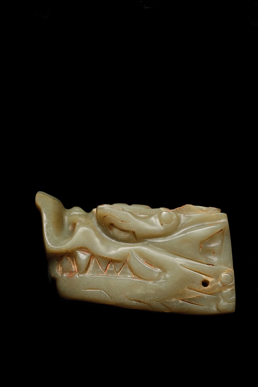 Der Jade-Drachenkopf von Junkunc von Tang Dynasty Chinese School