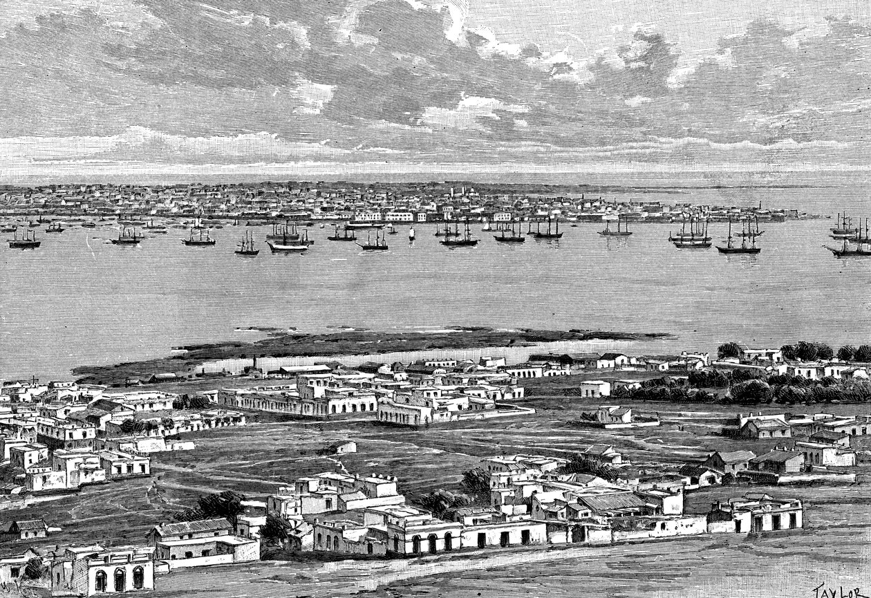 Montevideo, Uruguay, 1895 von Taylor