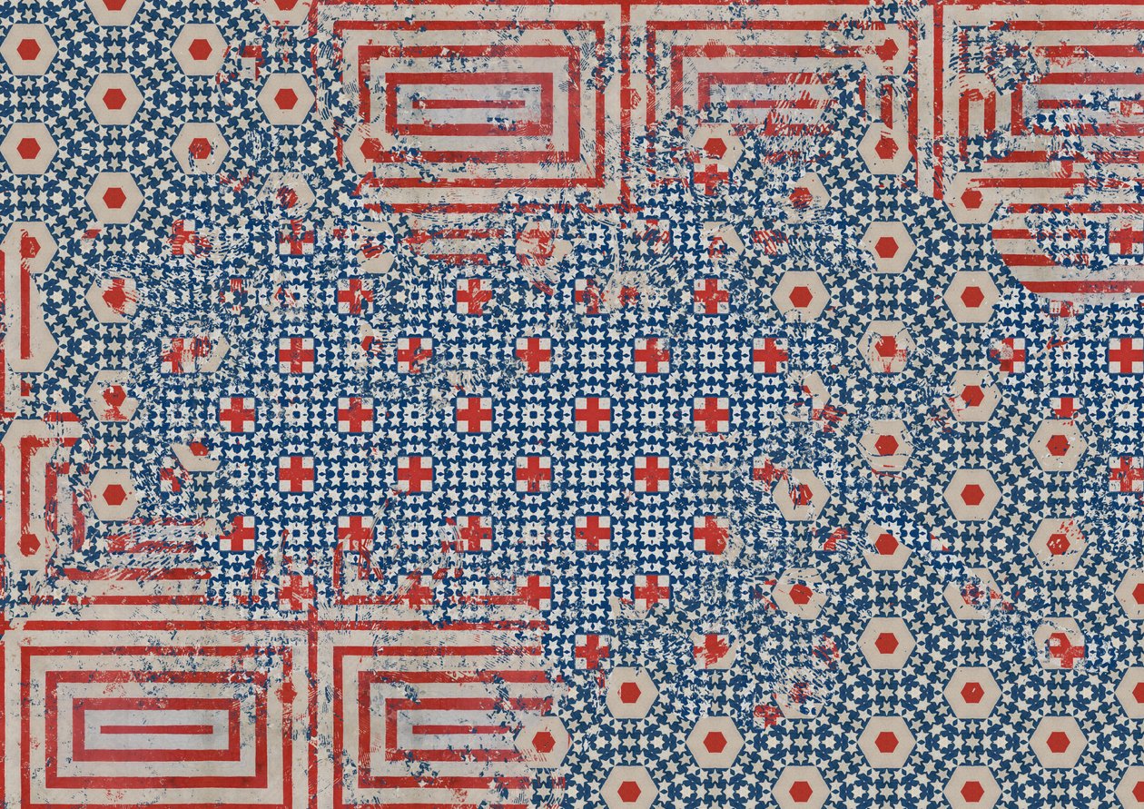 Abstrakte Flagge von Teis Albers