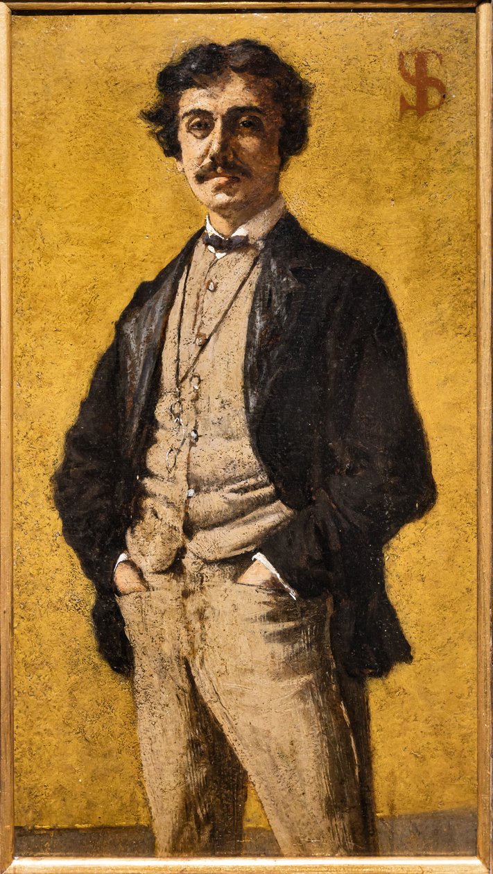 Das Porträt von Maurizio Angeli von Telemaco Signorini
