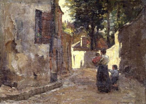 Eine Seitenstraße, Honfleur von Terrick Williams