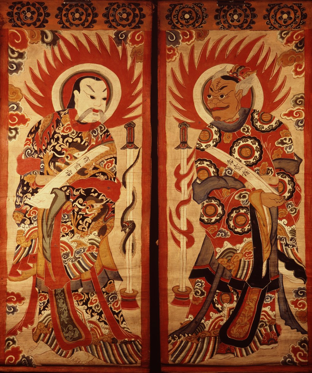 Zeremonielle Schriftrollen des Yao-Stammes von Thai School