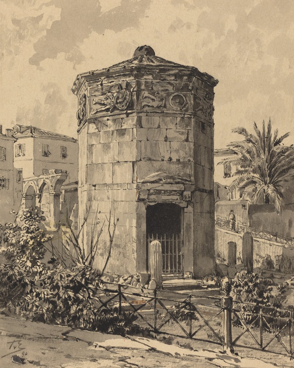 Turm der Winde, 1890 von Themistocles von Eckenbrecher