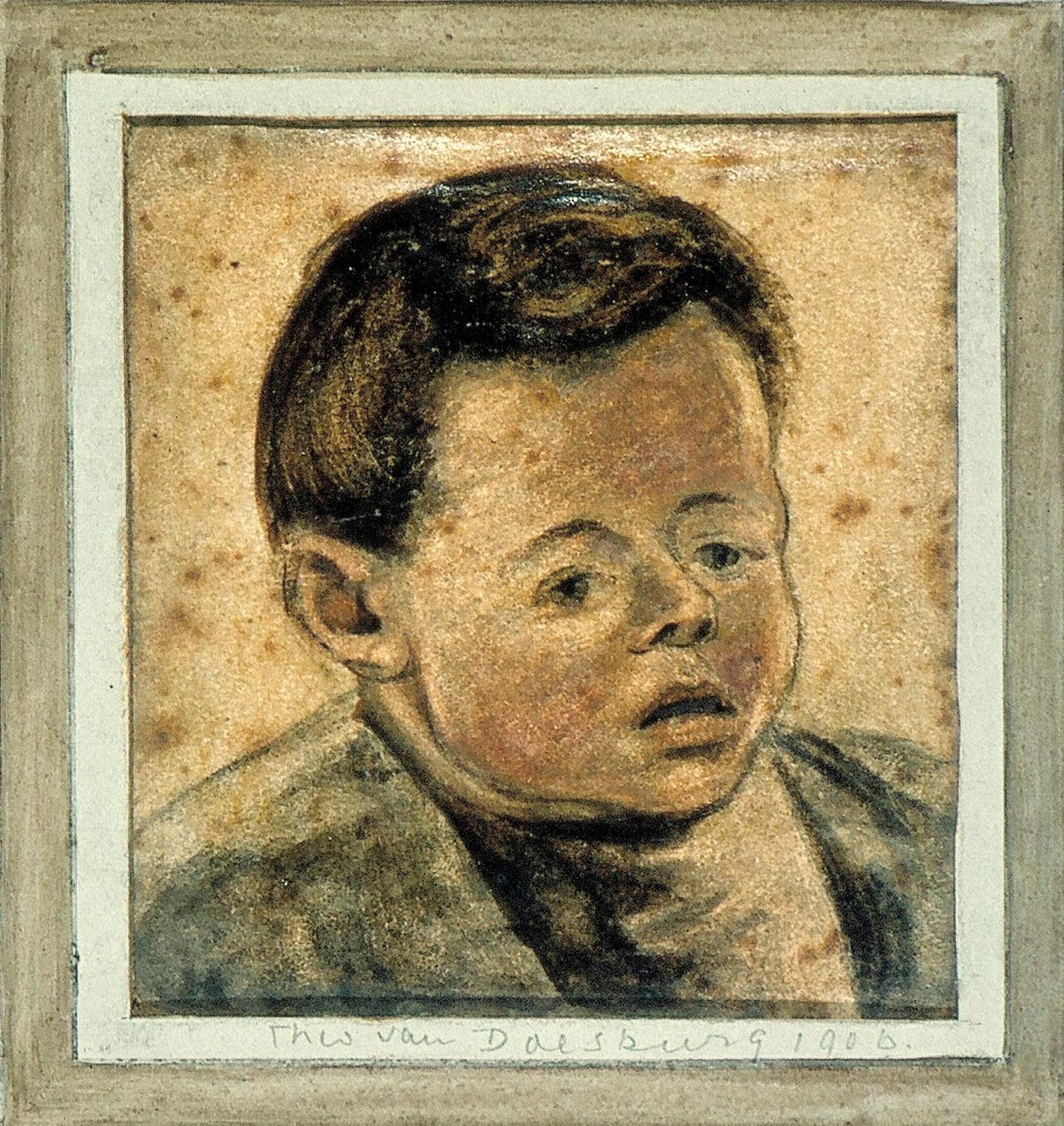 Kopf eines Jungen von Theo van Doesburg